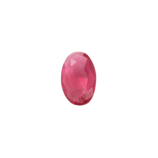 Pink oval gemstone