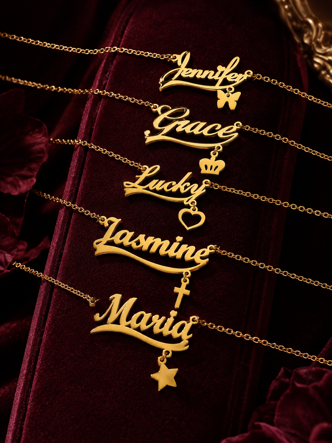 Personalized Name Necklace | Stainless Steel Nameplate Pendant