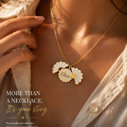 Personalized Engraved Heart Pendant Necklace | Hidden Message | Gold, Silver & Rose Gold
