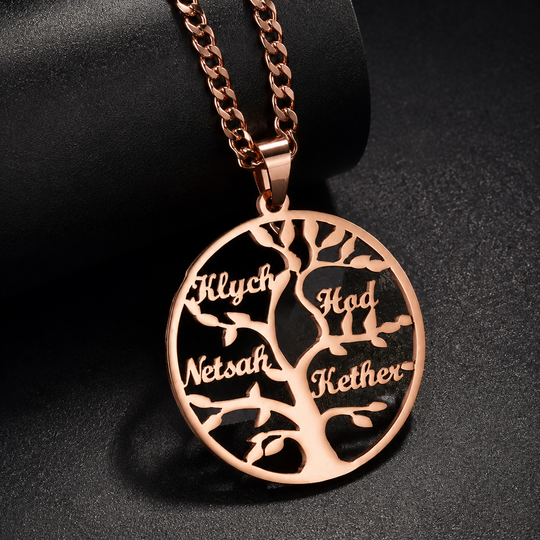 Custom Name Pendant Necklace | Personalized Stainless Steel