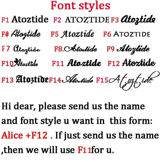 Atoztide Personalized Custom Name Bracelet For Women Stainless Steel Open Adjustable Letter Heart Bangle Jewelry Gift For Lover