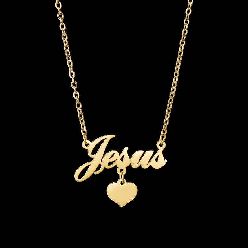 Personalized Name Necklace | Stainless Steel Nameplate Pendant