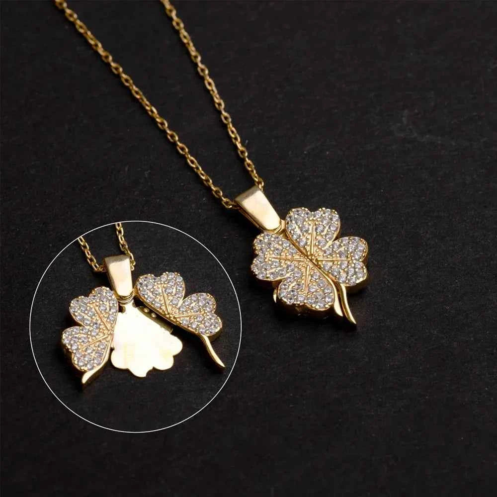 Atoztide Engrave Name Heart Necklace Personalized Hidden Message Stainless Steel Jewelry Pendant for Women Chain Birthday Gift