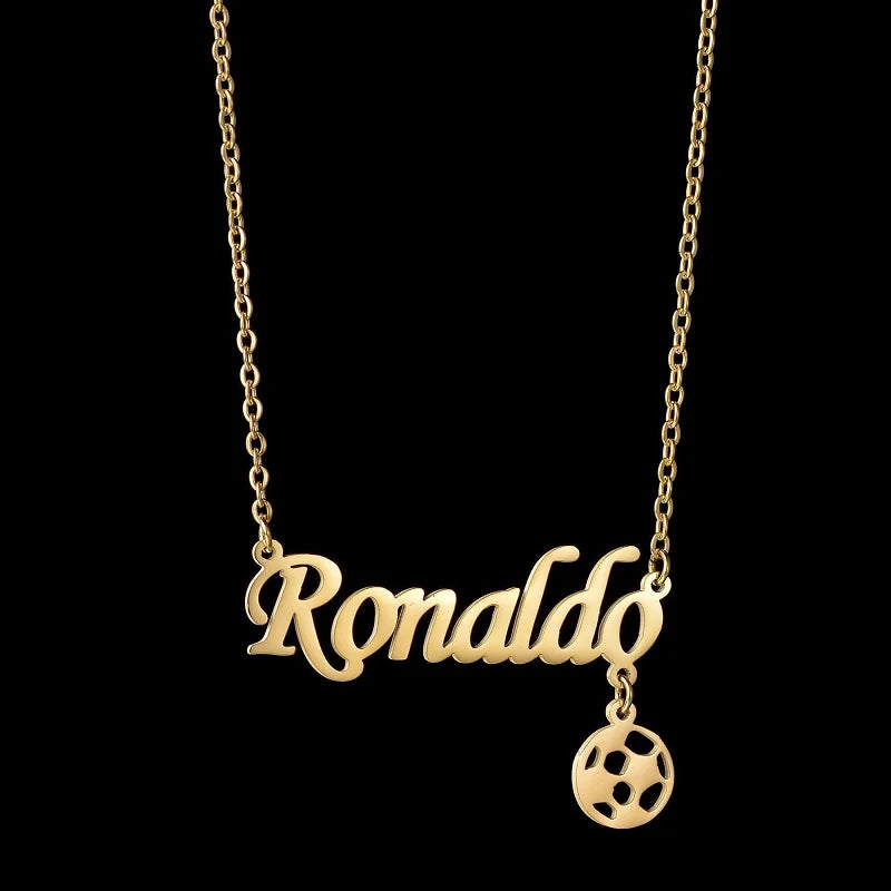 Personalized Name Necklace | Stainless Steel Nameplate Pendant