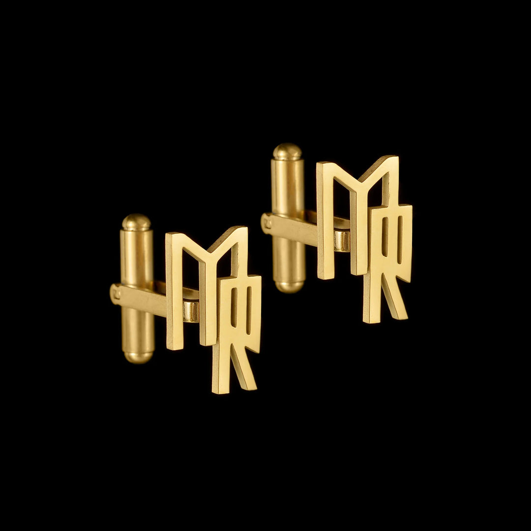 Personalized Initial Cufflinks | Custom Name | Gold, Silver & Rose Gold