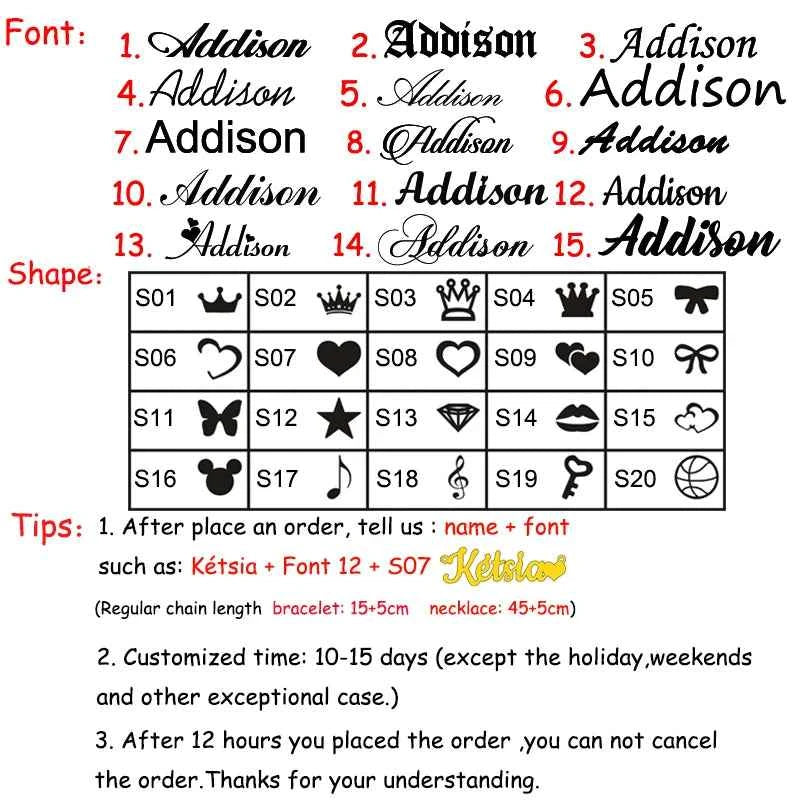 365 New Arrival Trendy Multiple Name Letters Necklace For Women Stainless Steel Personalized Charming Choker Girls Birthday Gift