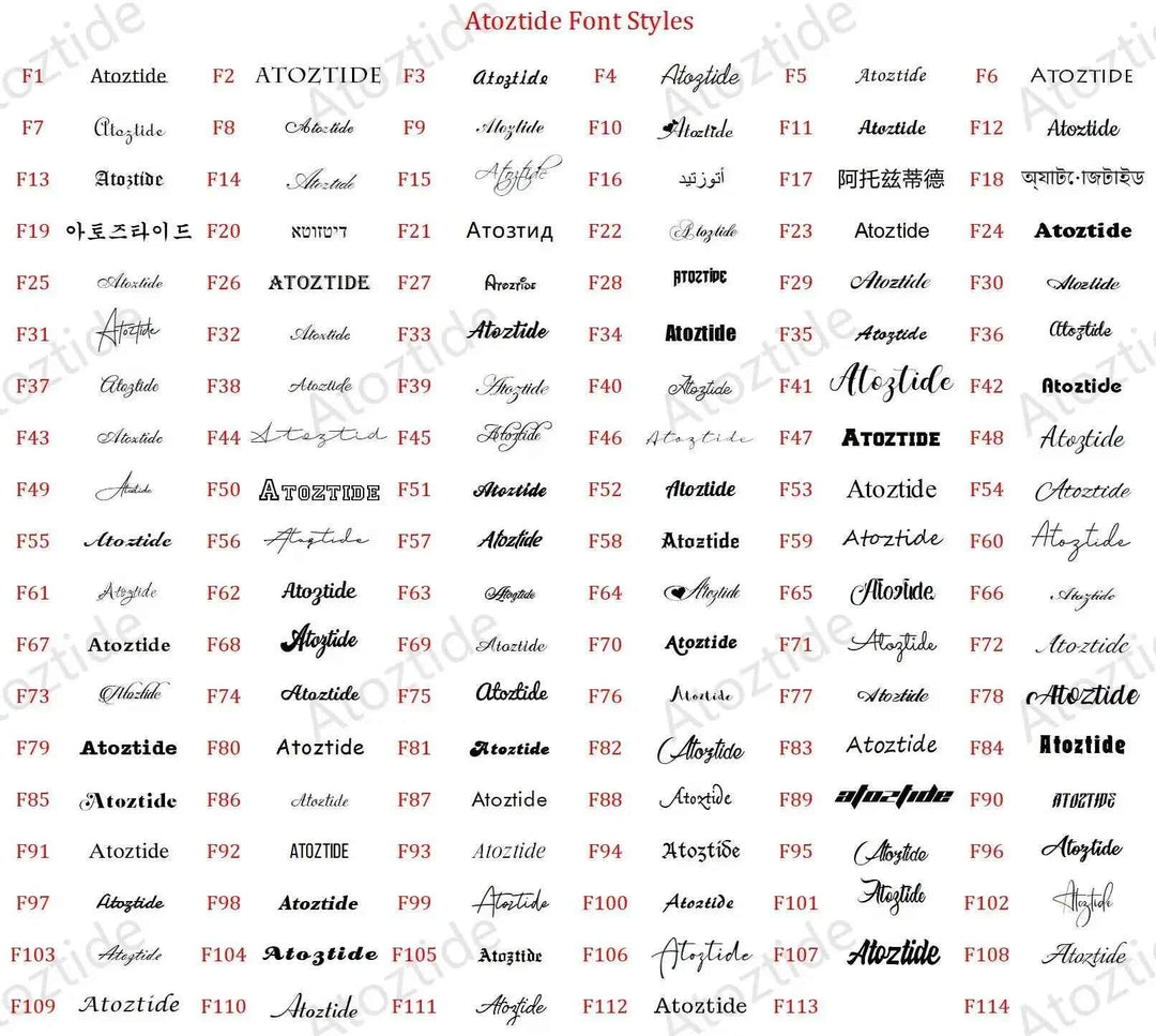 Atoztide Custom Name Square Stud Earring for Women Stainless Steel Jewelry Trend Cycle Earring Personalized Birthday Gift