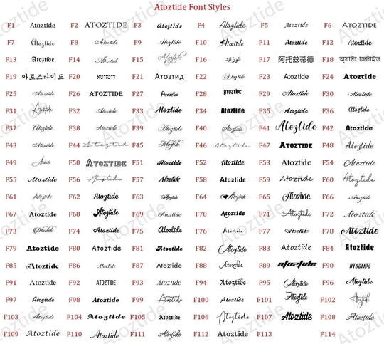 Atoztide Custom Name Square Stud Earring for Women Stainless Steel Jewelry Trend Cycle Earring Personalized Birthday Gift