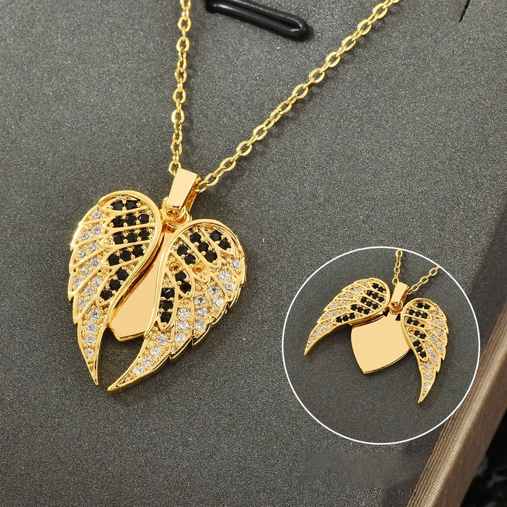 Personalized Engraved Heart Pendant Necklace | Hidden Message | Gold, Silver & Rose Gold
