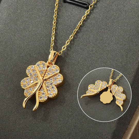 Personalized Engraved Heart Pendant Necklace | Hidden Message | Gold, Silver & Rose Gold