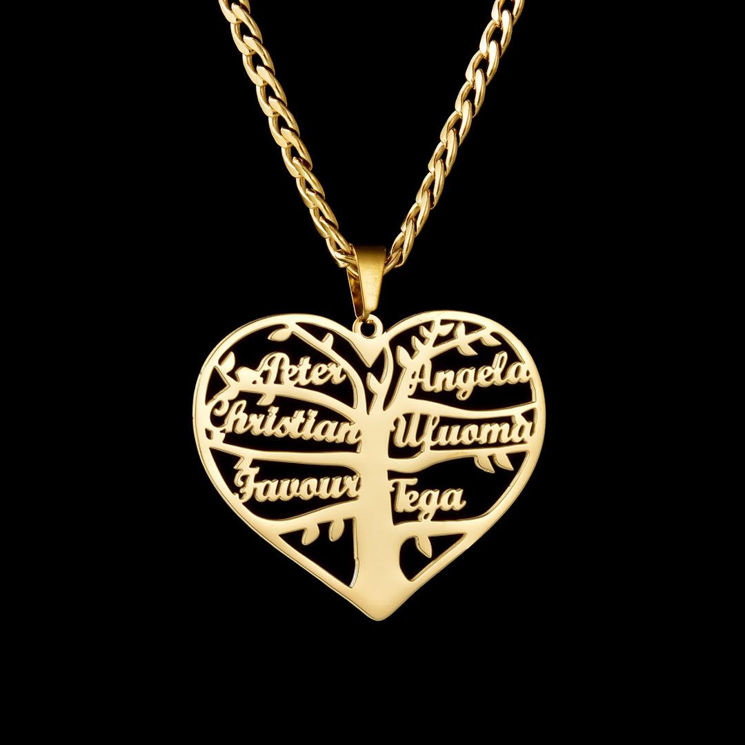 Custom Name Pendant Necklace | Personalized Stainless Steel