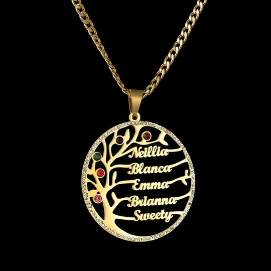 Custom Name Pendant Necklace | Personalized Stainless Steel