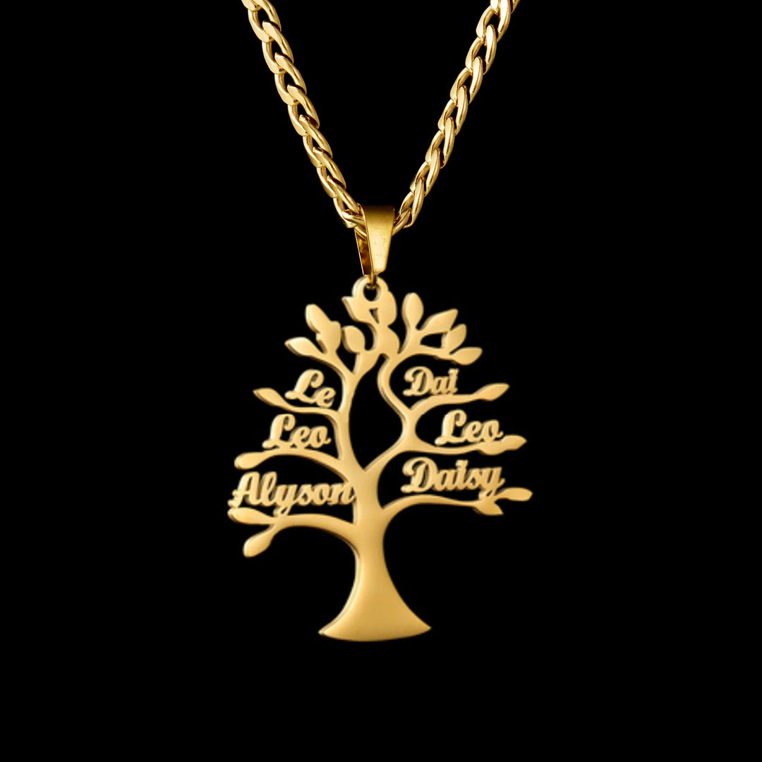 Custom Name Pendant Necklace | Personalized Stainless Steel