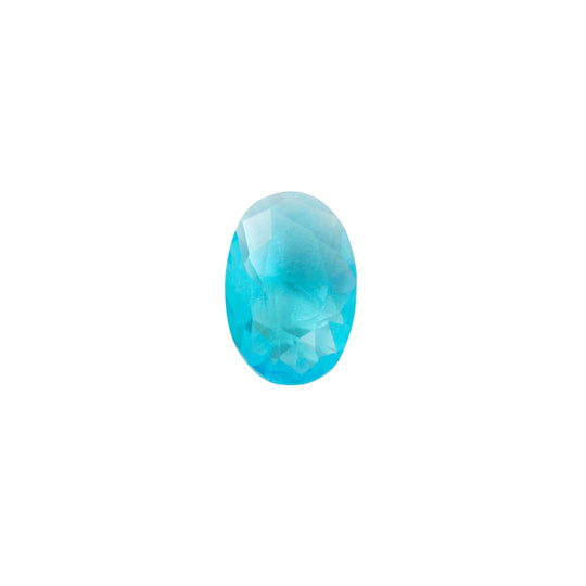Turquoise oval gemstone