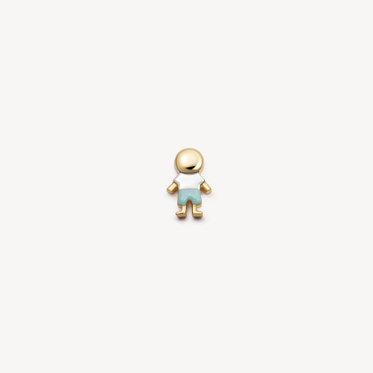 Gold child charm