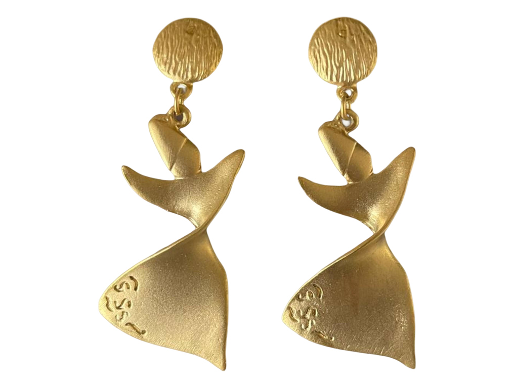 Sufi Dervish Earrings - Handmade 18K Gold-Plated Spiritual Jewelry, Handmade In Turkey - Glam Duchess