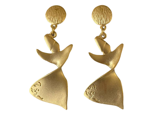 Sufi Dervish Earrings - Handmade 18K Gold-Plated Spiritual Jewelry, Handmade In Turkey - Glam Duchess