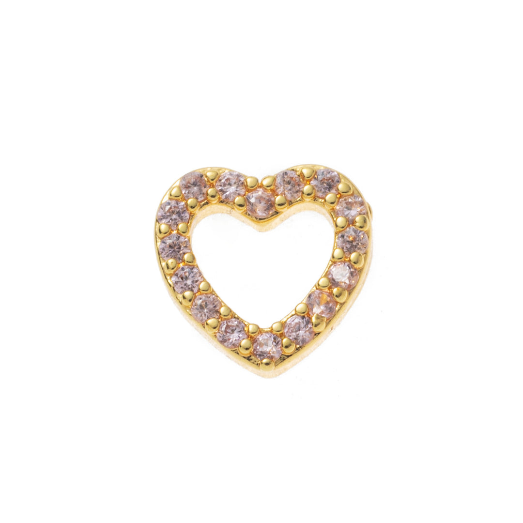 Crystal heart charm