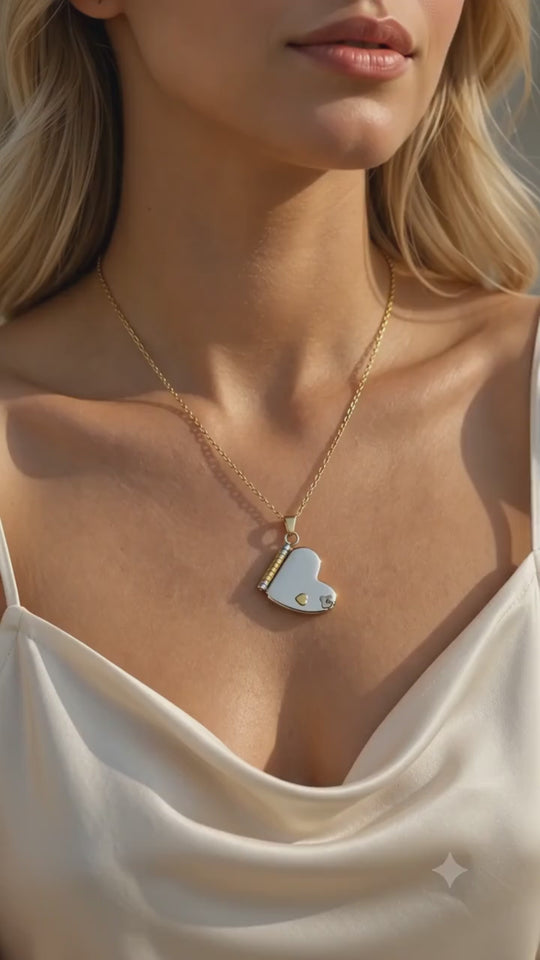 Engravable Book Locket Necklace – Personalized Pendant